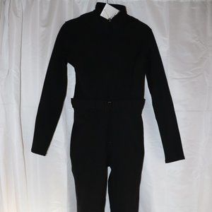 NWT OYSHO BLACK SLIM FIT SKI JUMPSUIT SIZE MEDIUM